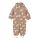 Celavi rainsuit with fleece lining, tawny brown