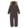 Color Kids - Coverall W. Fake Fur, Raisin