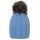 T2H Bobble knitted beanie, silver lake blue