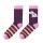 Reima Moomin Randig wool-mix socks, deep purple