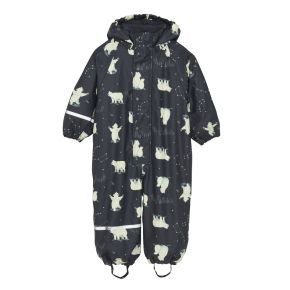 Celavi fleece-vuorillinen sadehaalari, navy