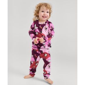 Reima Moomin Trivsam wool-mix base layer, rose pink