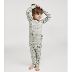 Reima Moomin Trivsam wool-mix base layer, airy green
