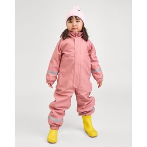 Reima Rapakko lightly padded rain overall, rose blush