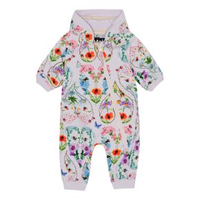 Molo Hill softshell overall, flower hearts