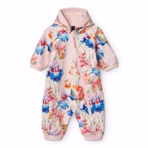 Molo Hill softshell overall, tulip pink