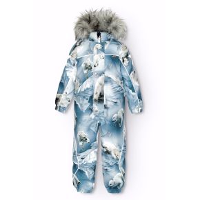 Molo Polaris Fur vinteroverall, polar bear joy