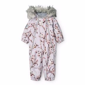 Molo Pyxis fur snowsuit, willow kitten