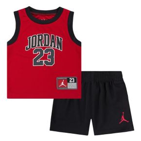Jordan MUSCLE SHORT 2PC SET, black