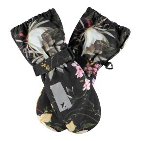 Molo Igor winter mittens, paisley flowers