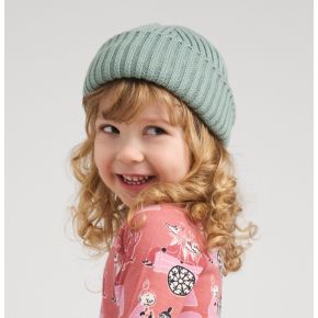 Reima Hattara cotton beanie, stone green