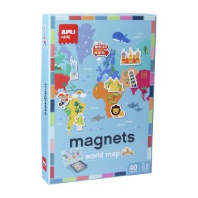 Apli kids Magneettipeli maailmankartta