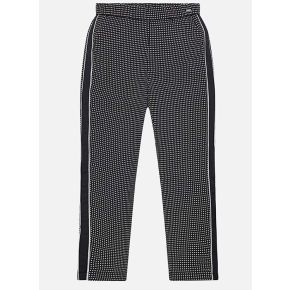 Mayoral black and white checked pants