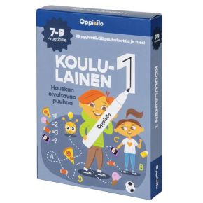 Oppi&ilo Koululainen 1 puuhakortit