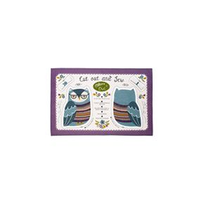 Cut&sew -tea towel, Oliver the owl