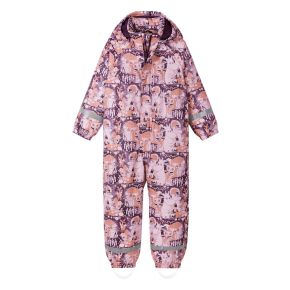Reima Moomin Rapakko lightly padded rain overall, pale rose