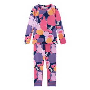 Reima Moomin Trivsam wool-mix base layer, soft coral