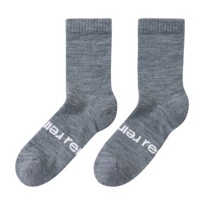 Reima Liki merinowool blend socks, melange grey