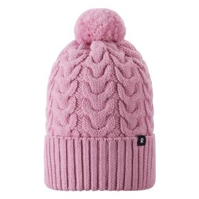 Reima Routii wool beanie, grey pink