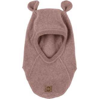 Mikk-line puuvilla-fleece balaclava, burlwood melange