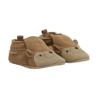 En Fant suede slippers, mocha mousse