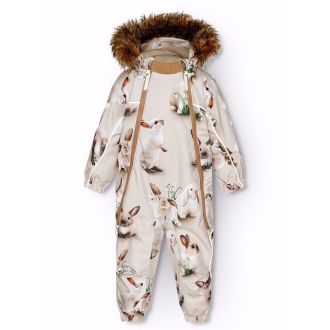 Molo Pyxis fur vinteroverall, winter rabbits