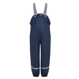 Color Kids Pants PU w. Fleece Lining, dress blues