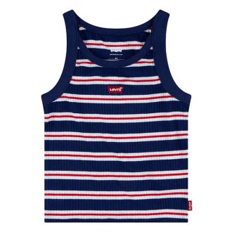 Levi´s kids ribbed tank top, medieval blue