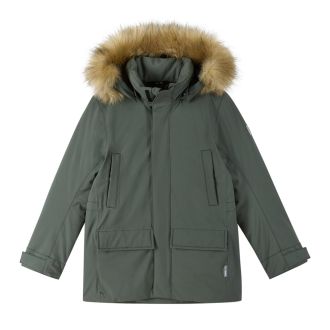 Reimatec down jacket Serkkula, thyme green