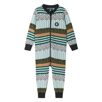 Reima Moomin Delvis wool jumpsuit, cool green