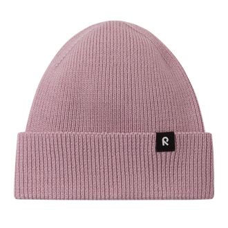 Reima Reissari merino wool beanie, grey pink