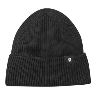 Reima Reissari merino wool beanie, black