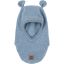 Mikk-line puuvilla-fleece balaclava, faded denim melange