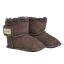 En Fant lambskin booties, brown